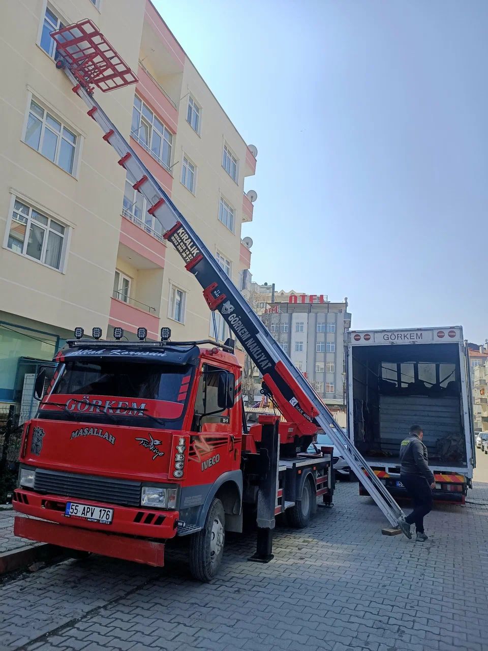 Bafra Görkem Nakliyat saha çalışması
